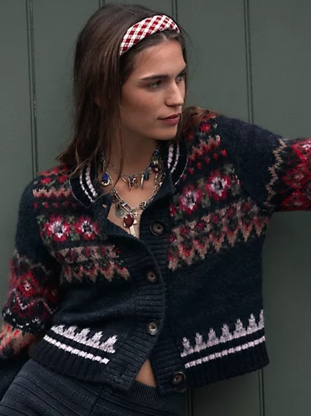 Free People Millie Cardi in Black - Picture 4 of 14